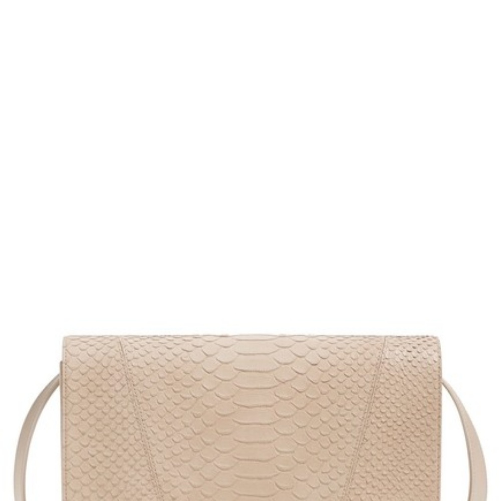 Vince 'Modern V' Python Embossed Leather Crossbod… - image 2